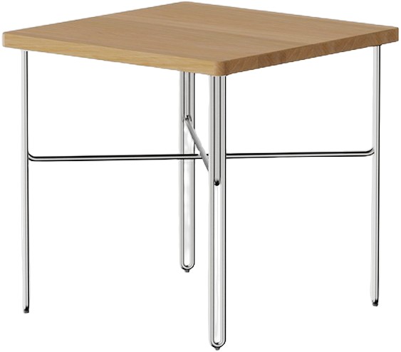 Inline Low Table H400 x W400 x D400 Legs Stainless Steel