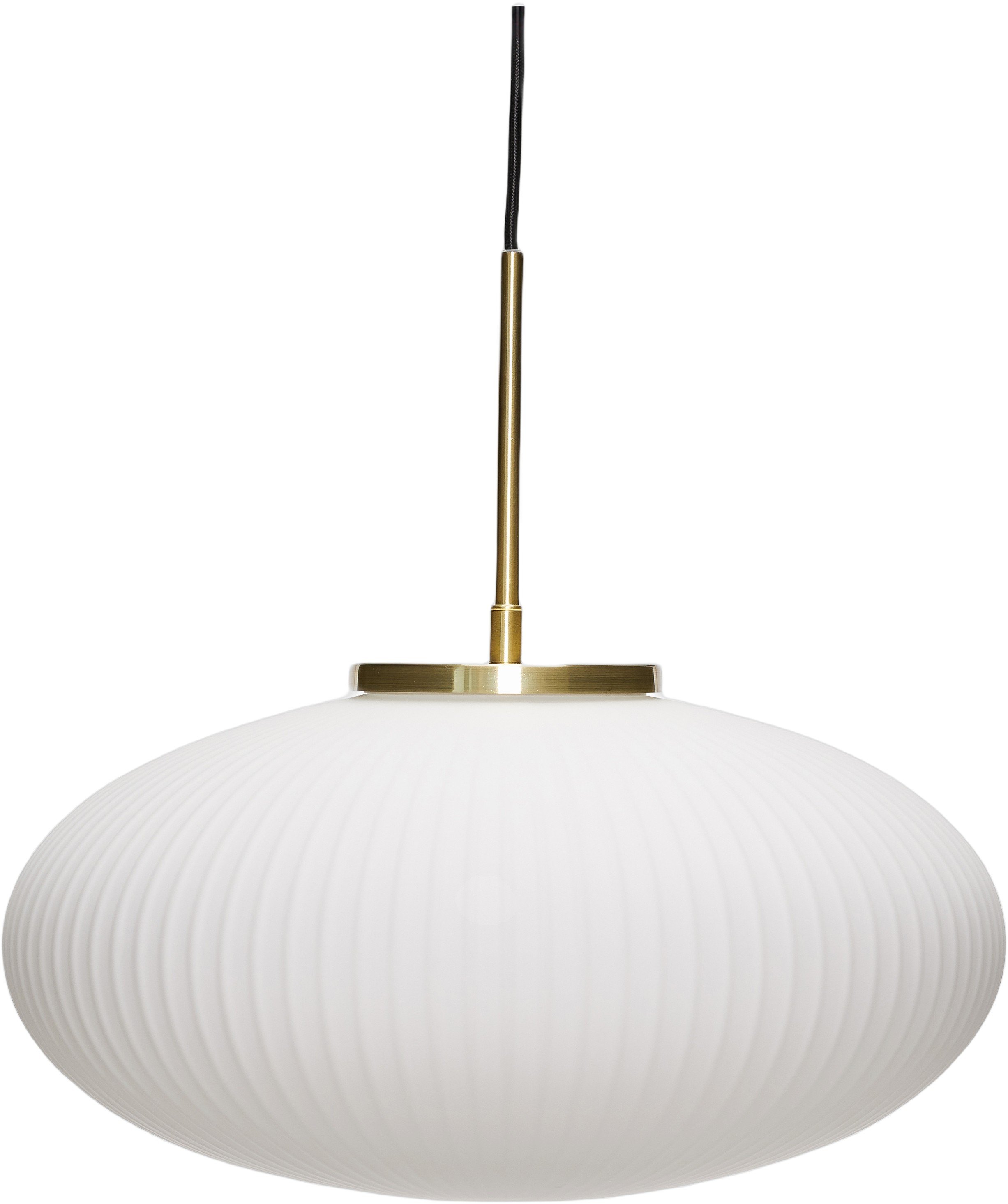 Serene Pendel Ellipse Hvid