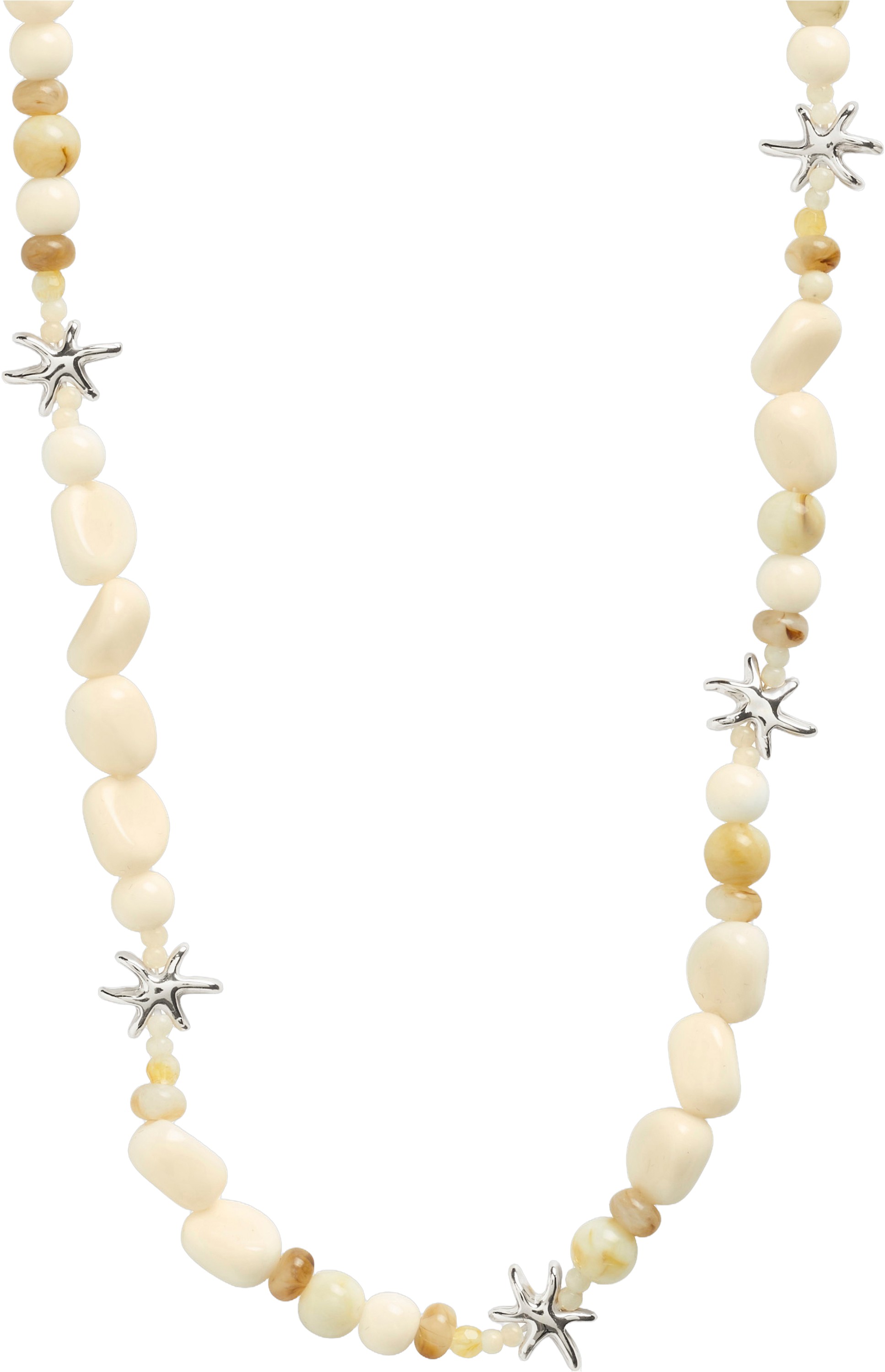 Prism Necklace White/silverplated - Køb til DKK 337 - Spar 25%