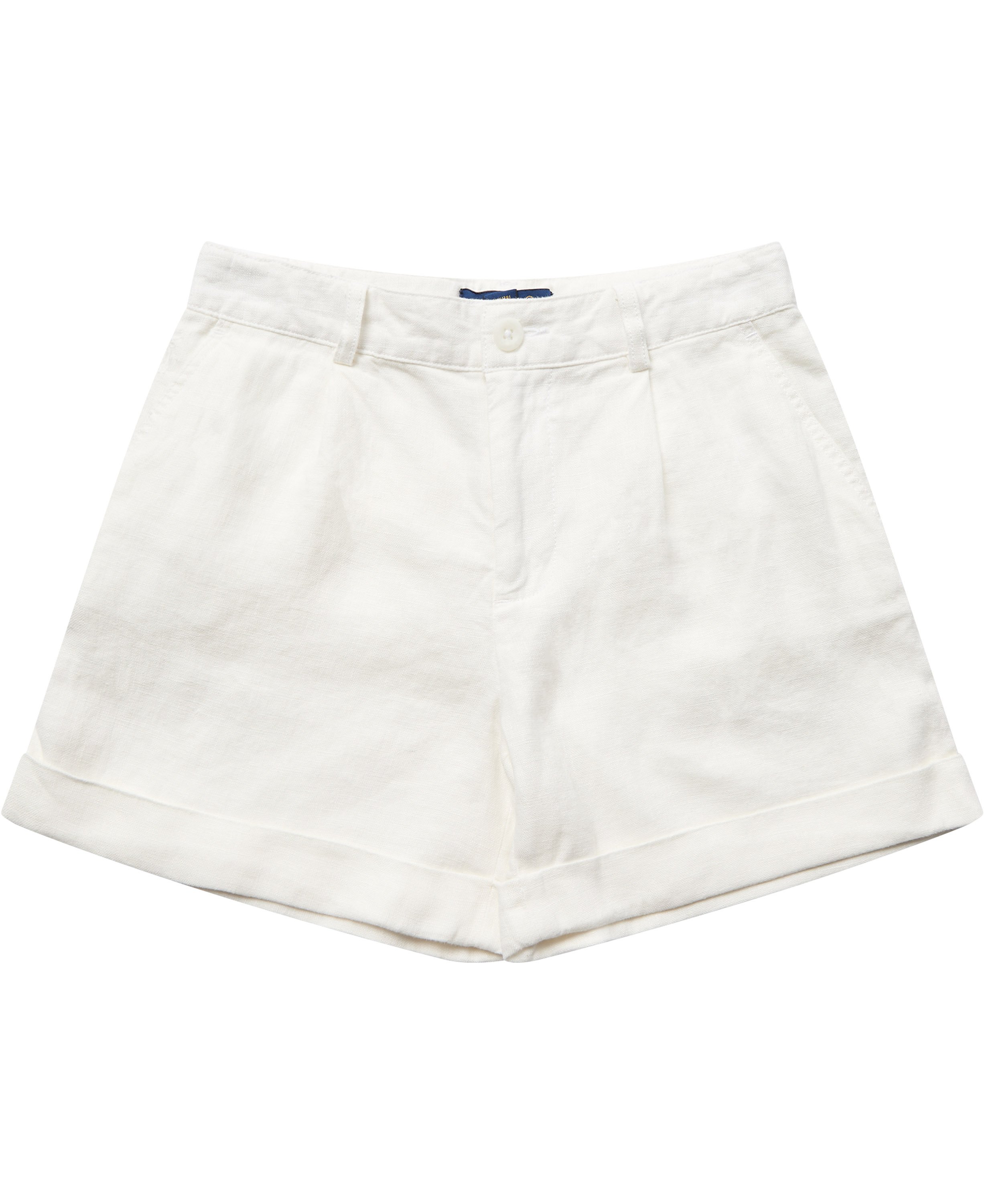 Pleated Linen Short