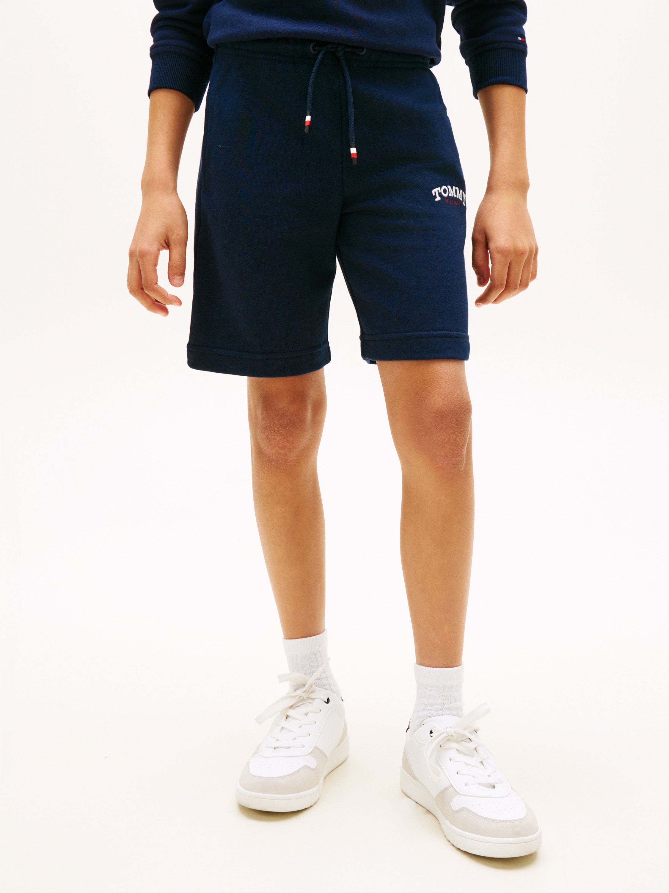 Logo Embroidery Terry Sweat Shorts