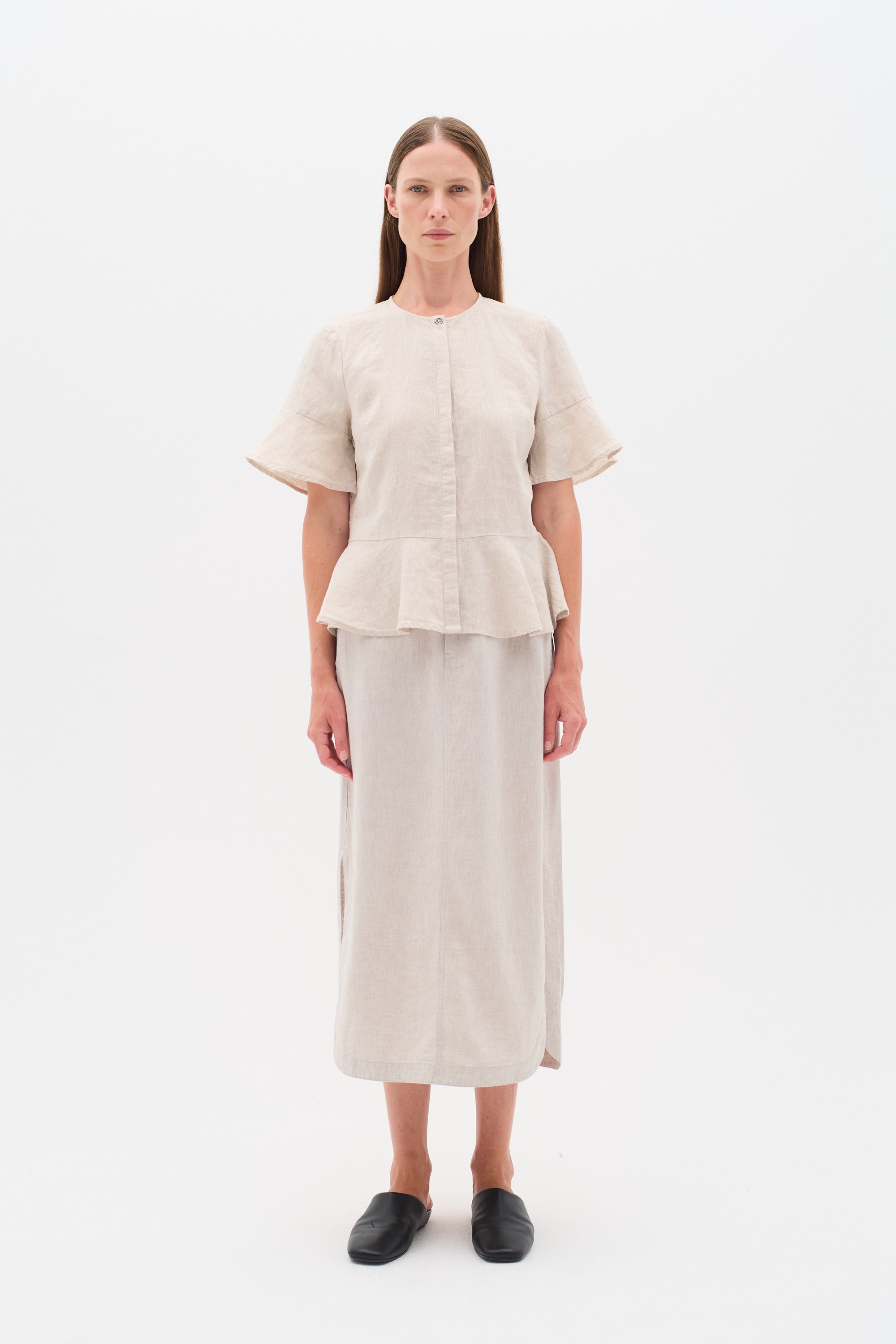 Rimoneiw Linen Skirt