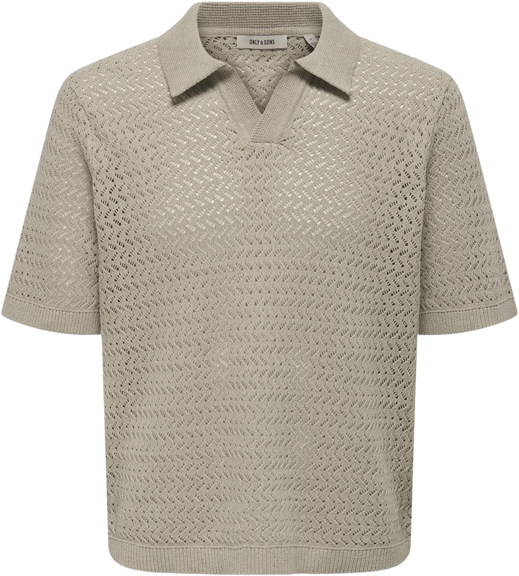 Onsnyle Life REG 5 SS Split Polo KN