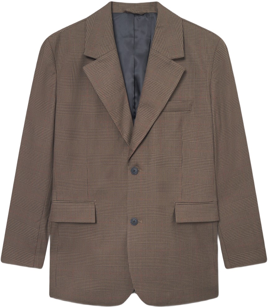 James Houndstooth Check Blazer
