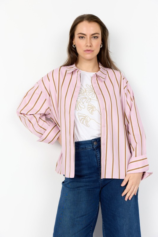 Curvy Waavelin 2 Skjorte Rosa