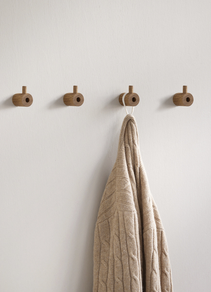 Wooden Wall Hook, Oak 100%