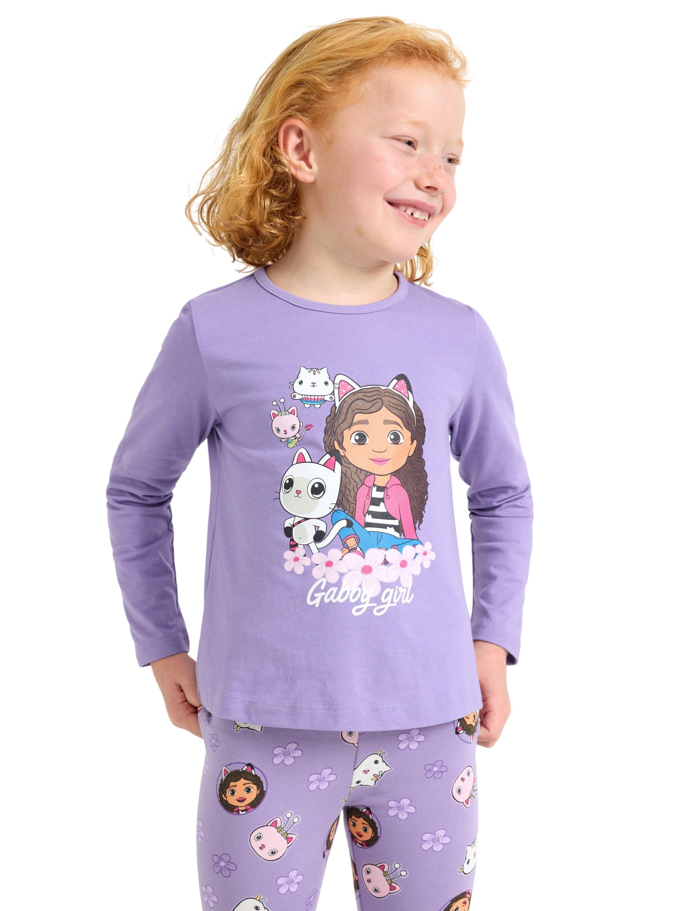 Langærmet top i Blød Bomuld med s