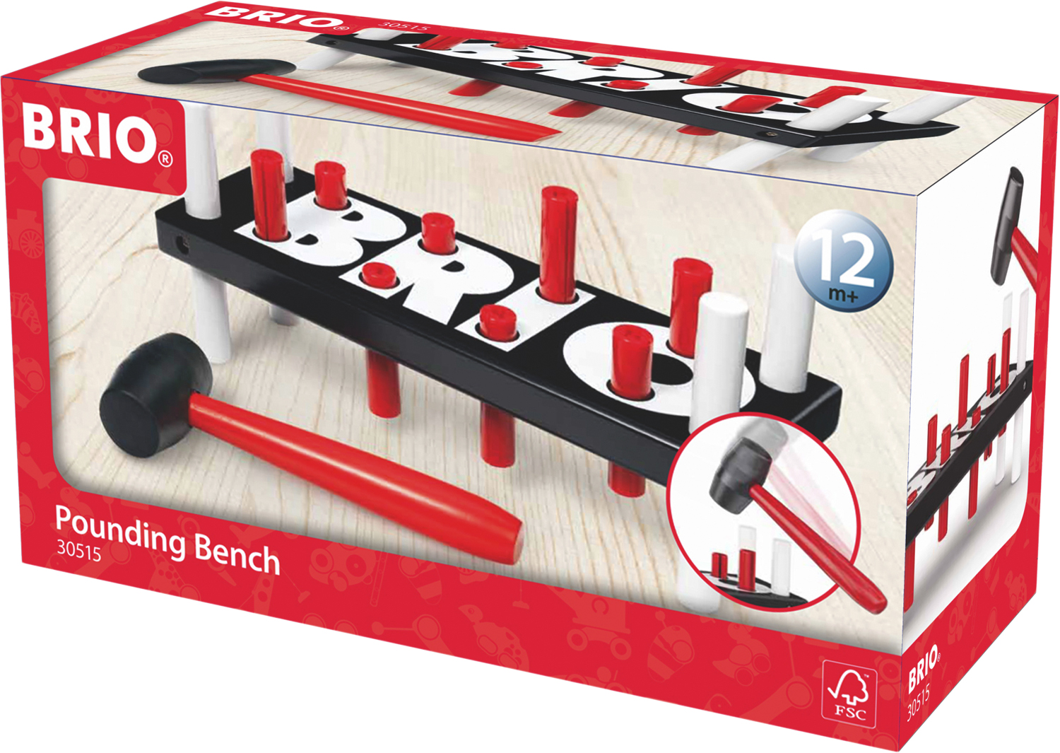 Brio Hammerbræt Sort