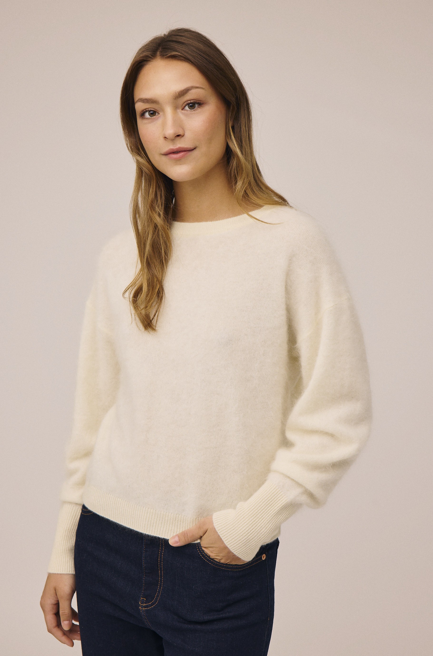 Geneve 2 Ballon Sleeve Sweater 100% Cashmere GCS