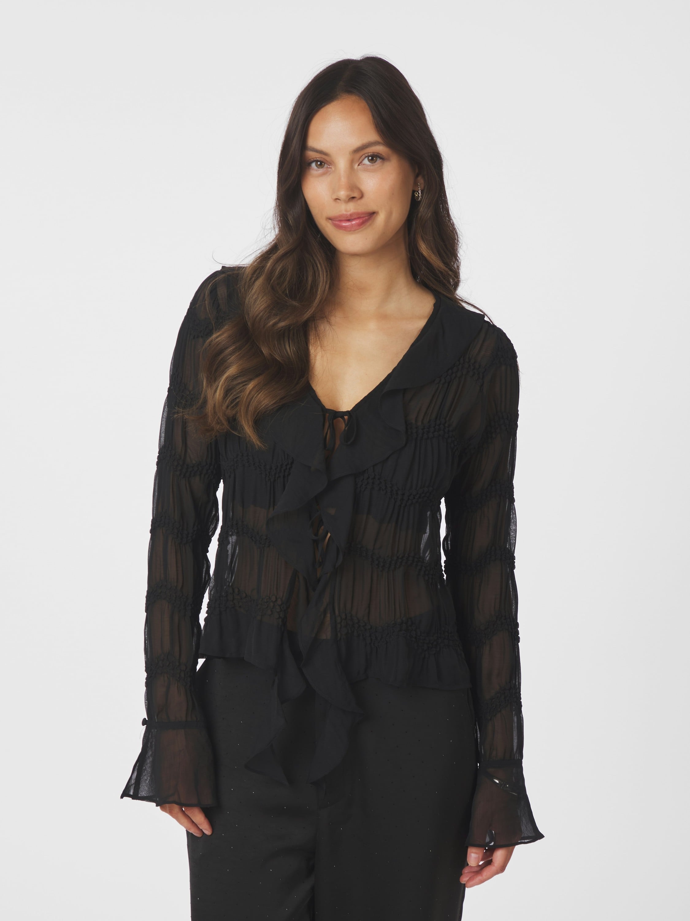 Anika Crepe Chiffon Blouse