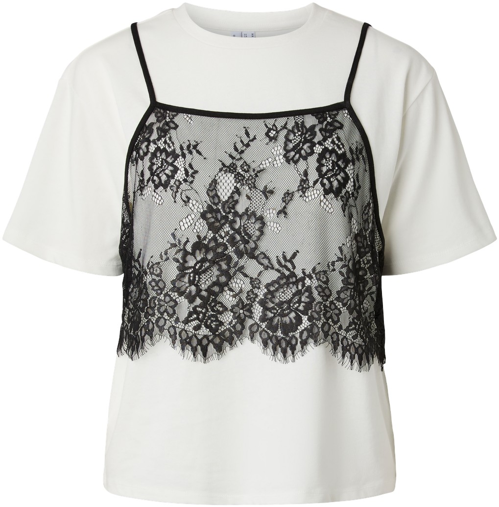 Pcfnug LS Lace Singlet Layer TEE JR