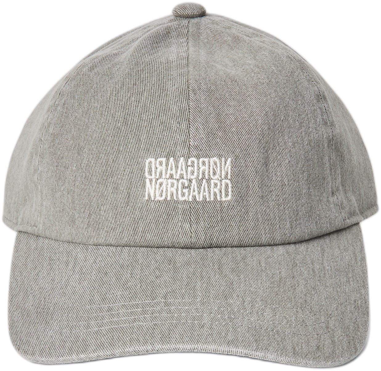 Washed Cotton Twill Mirror Coal Cap
