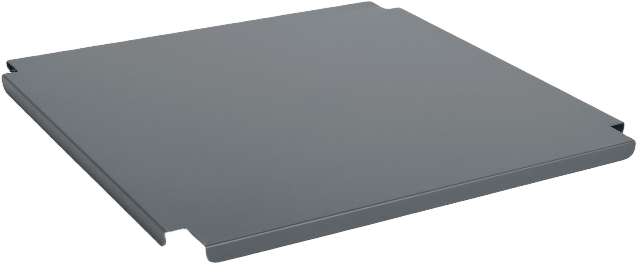 HAY Colour Crate Lid Metallarge Square-charcoal - DKK 225 hos Magasin