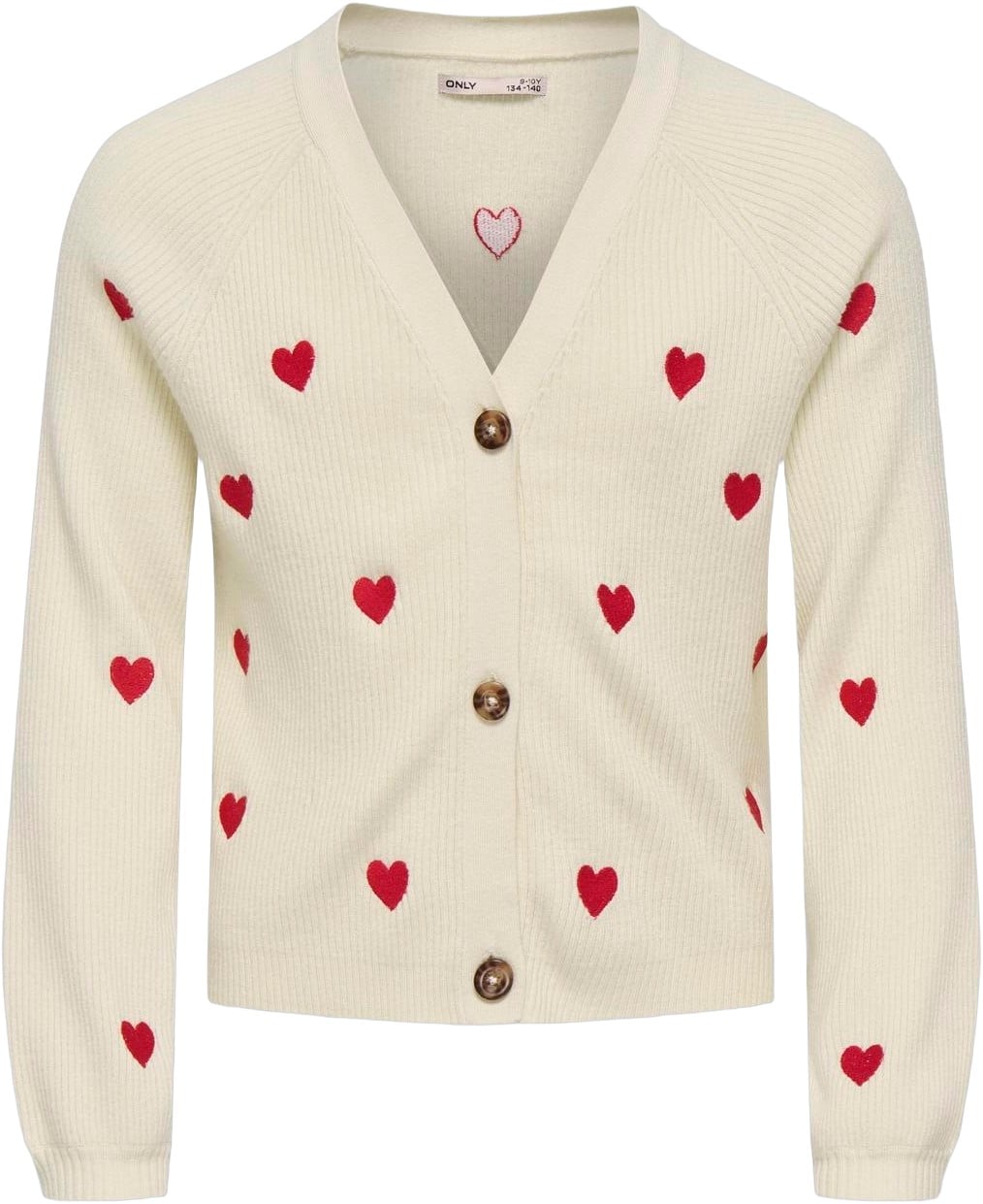Kogdana Life LS Heart Vneck Cardiga