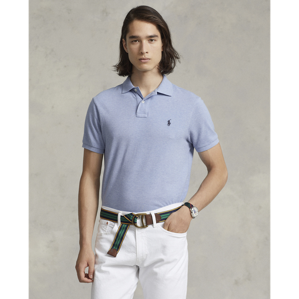 Custom Slim Fit Mesh Polo