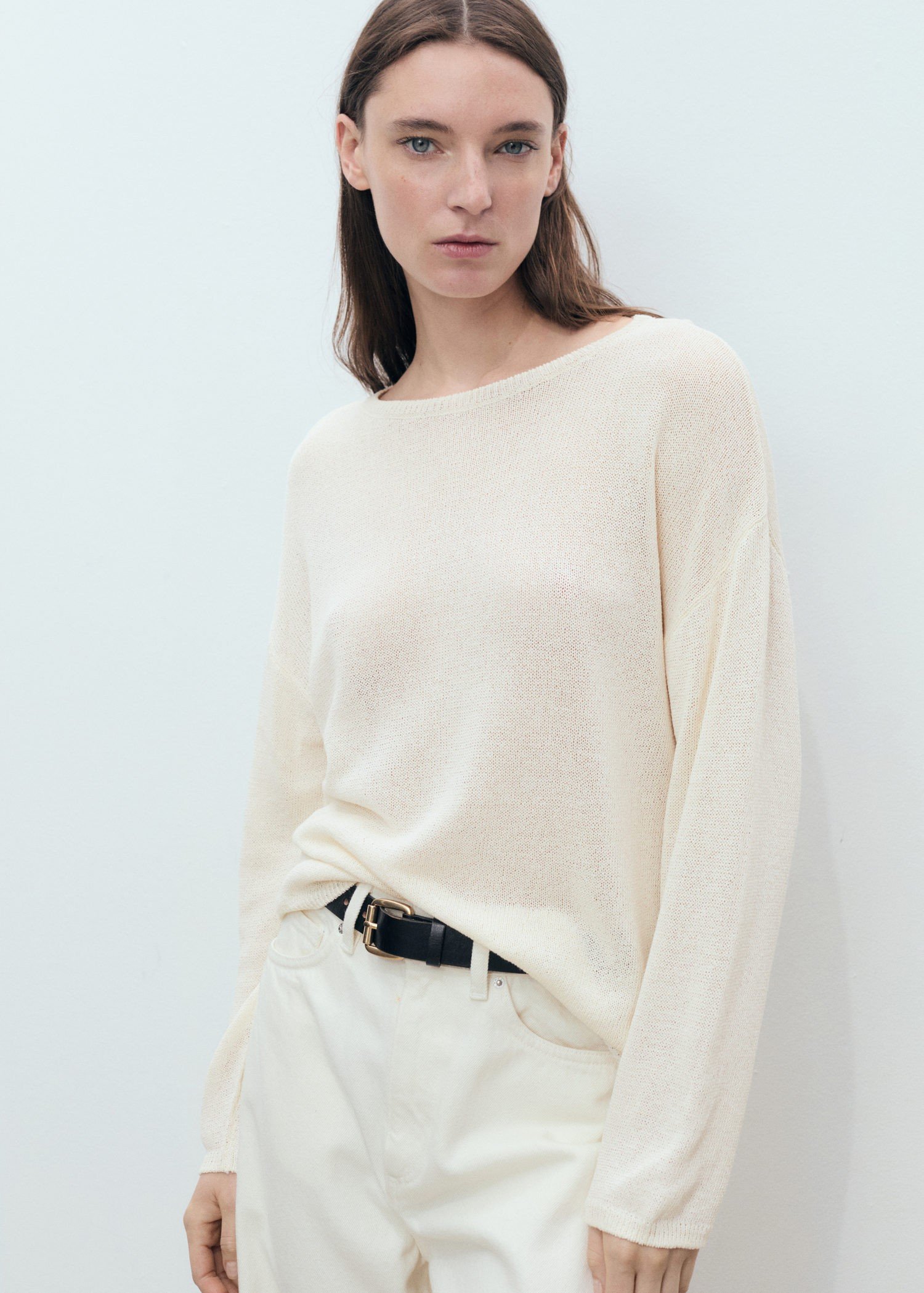 Boatneck Knitted Sweater