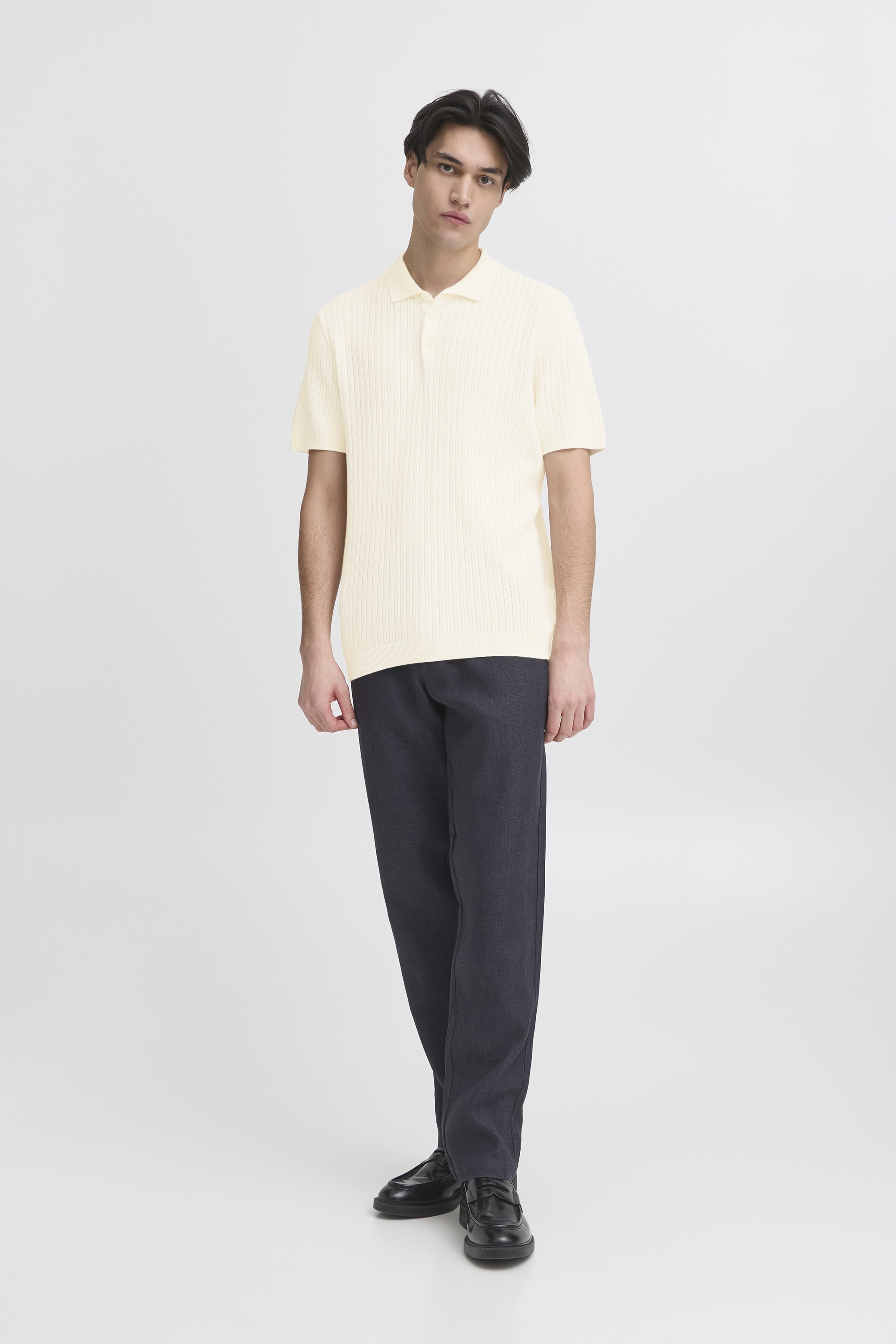 Cfkarl Structured Knit Polo