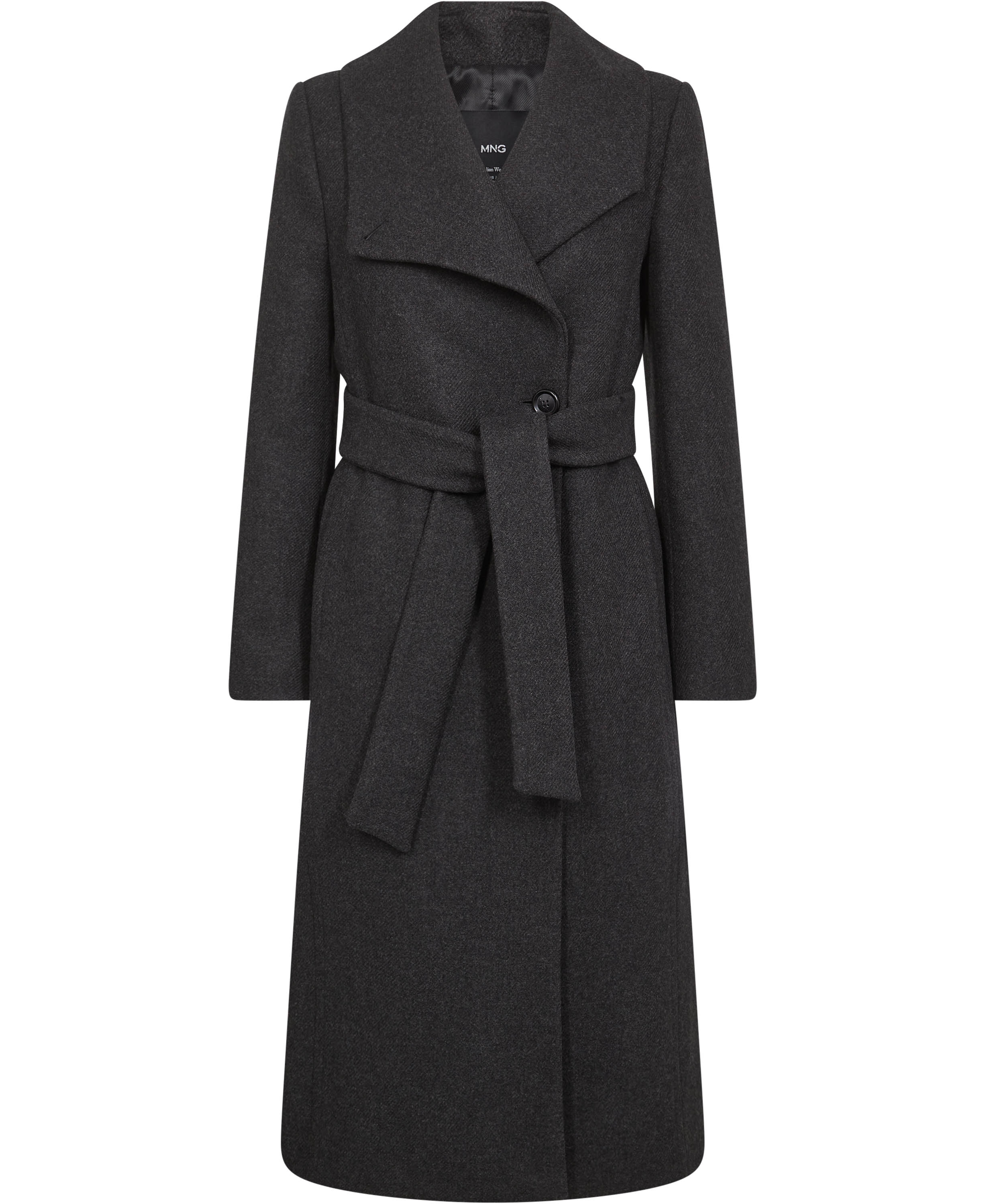 Woollen Coat With Belt