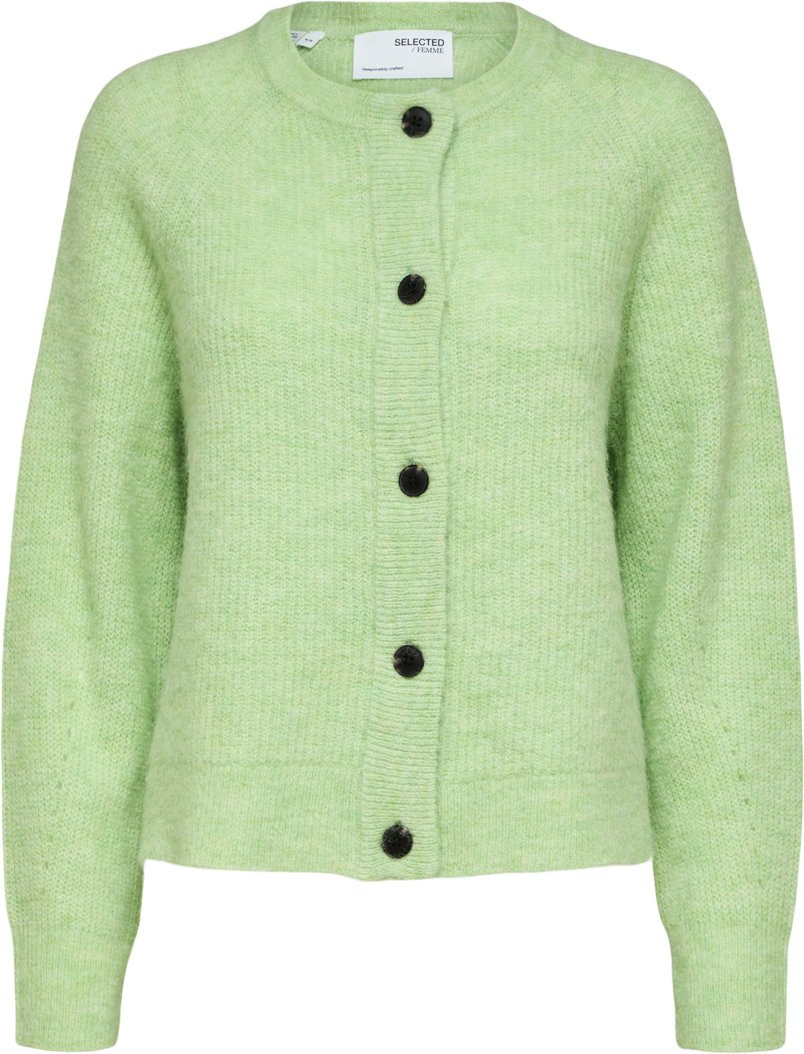 Slflulu LS Alpaca Blend Knit Short Cardigan B NO