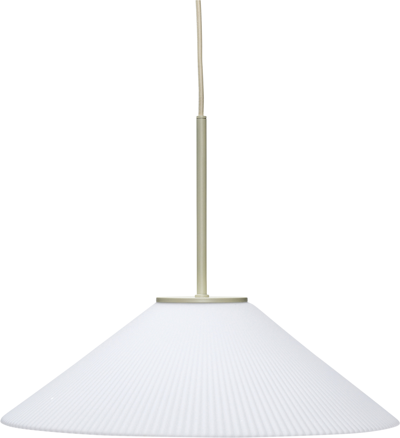 Solid Pendel Sand/hvid