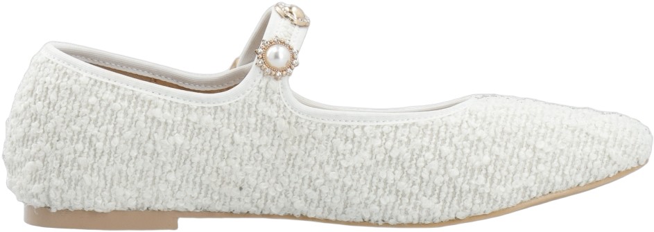 Bialilja Trimmed Mary Jane Textile