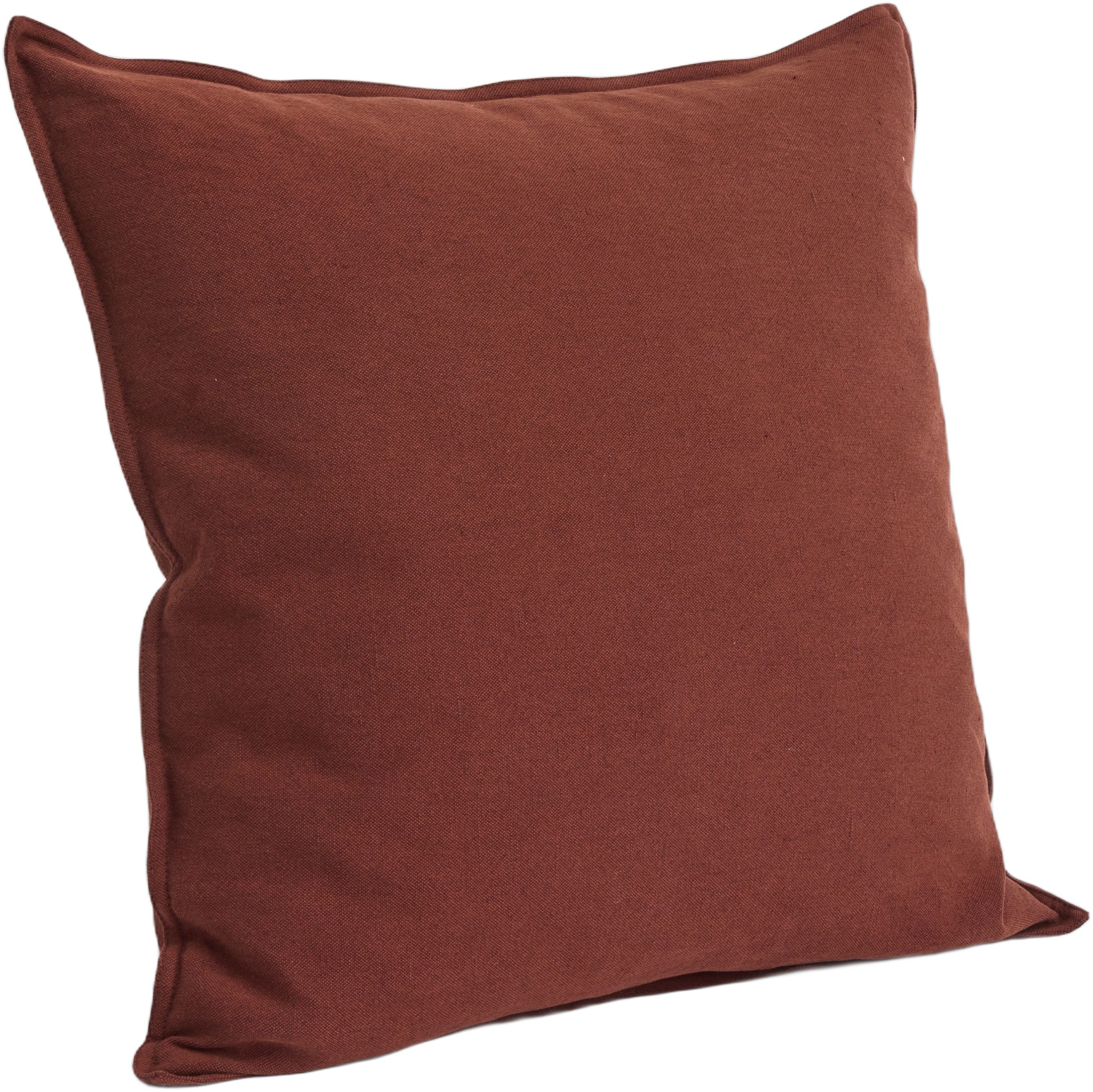 Linen Cushion50 x 50-iron red