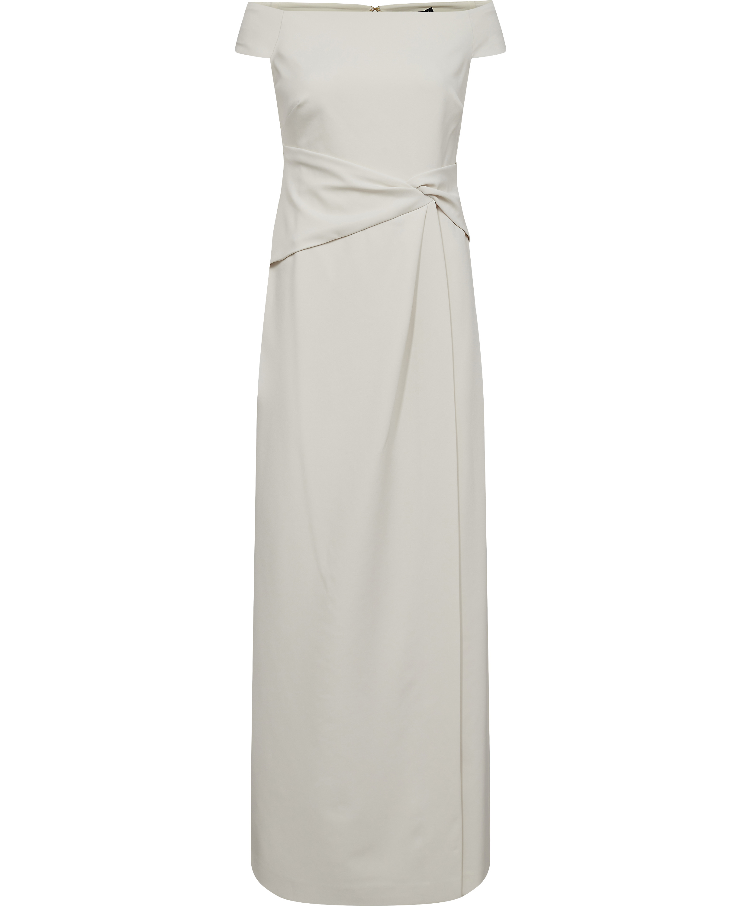 Crepe Offthe-shoulder Gown