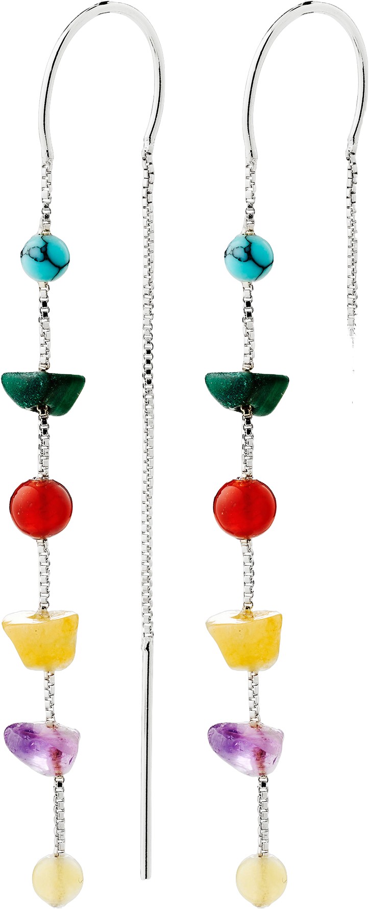 Here Earrings Silverplated/multi