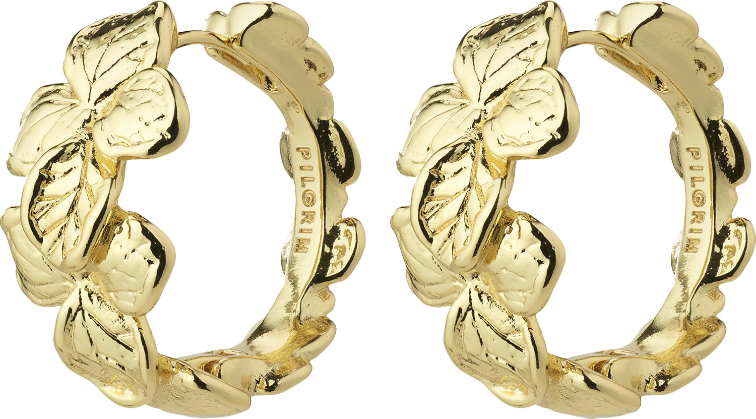 Echo Recycled Hoop Earrings Goldplated - DKK 224 - Spar 25%