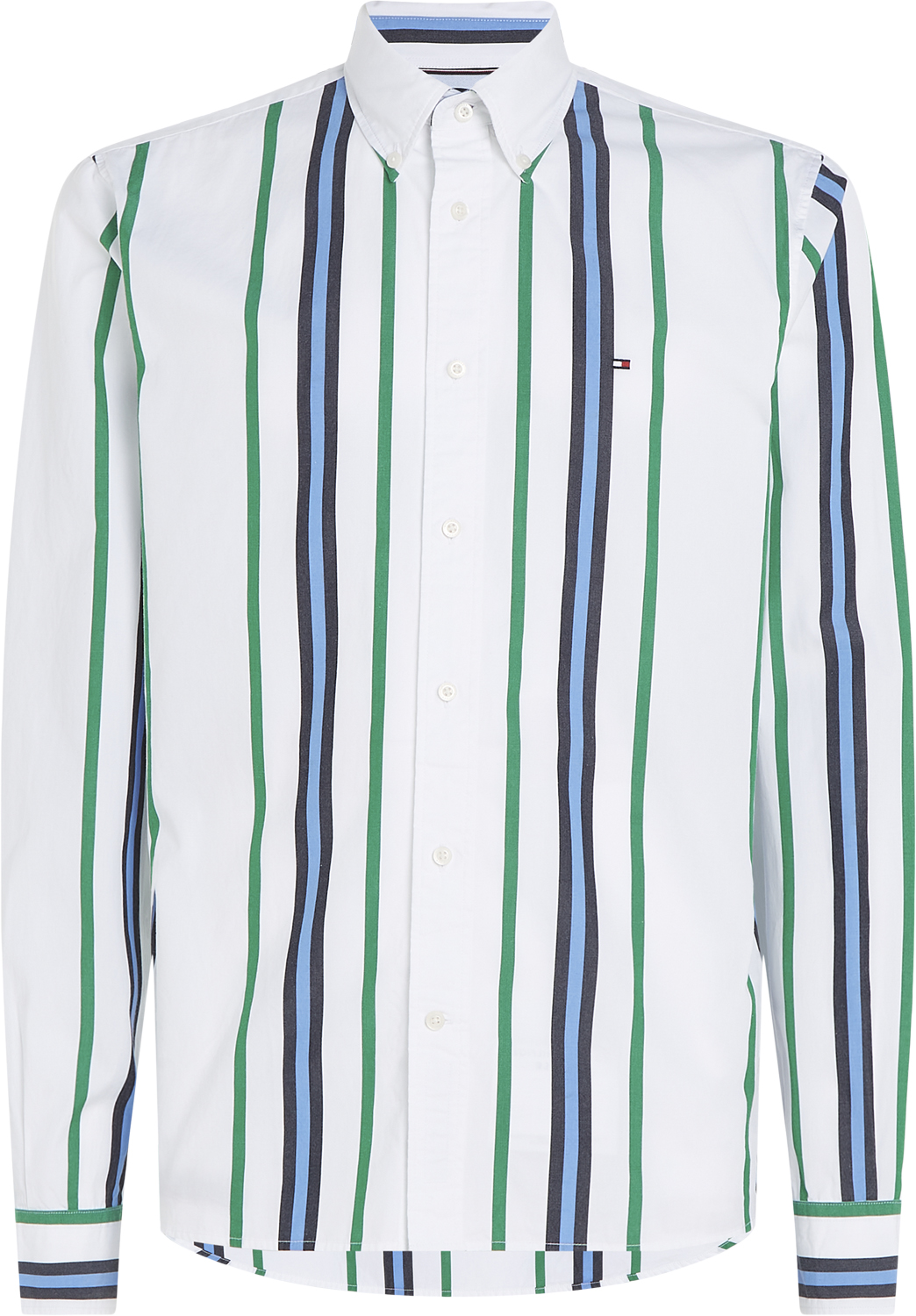 Vertical Polo Stripe Shirt
