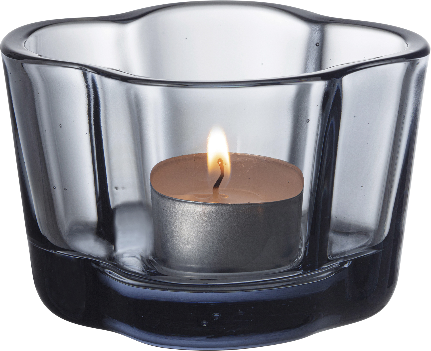 Aalto Fyrfadsstage 6 cm Genbrugsglas