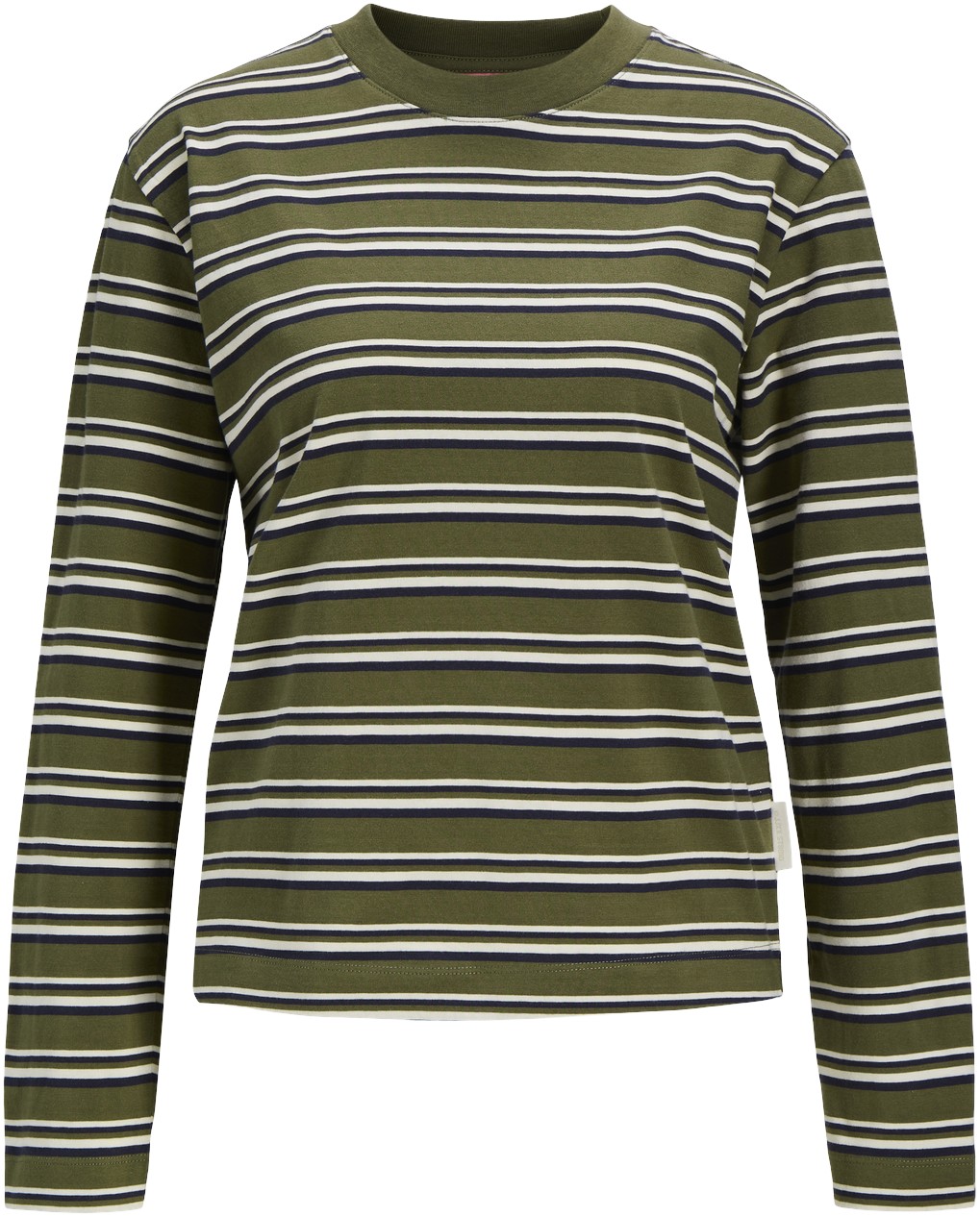 Jxsophia Boxy LS Stripe TEE JRS SN