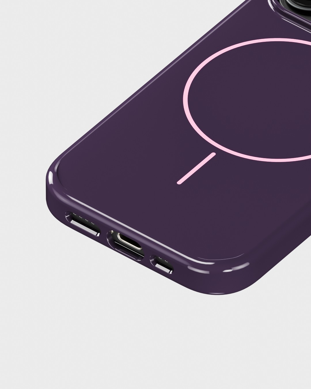 Mono Case Magsafe Iphone 16 Pro Deep Plum/pink