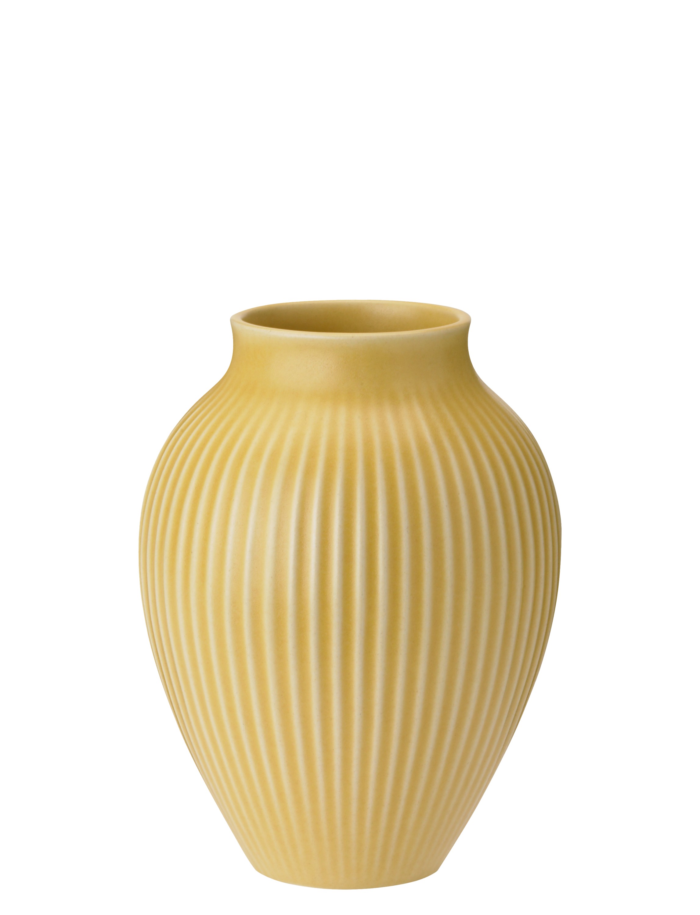 Knabstrup Vase H 12. 5 cm Yellow