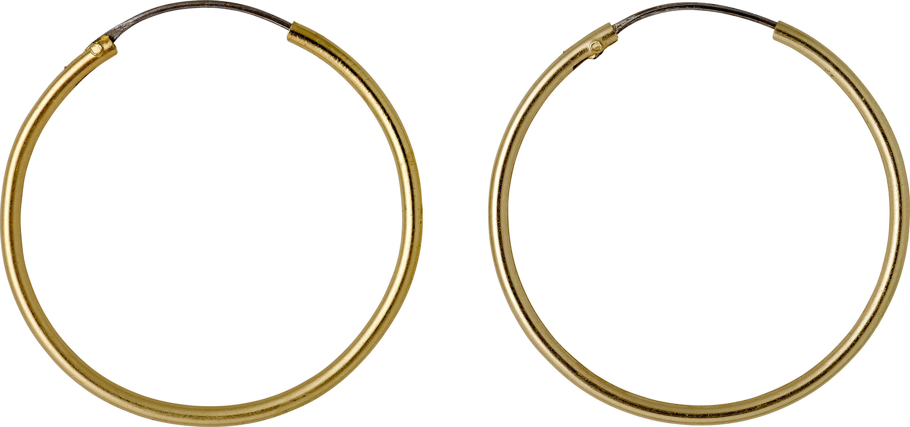 Sanne Medium Hoop Earrings Goldplated