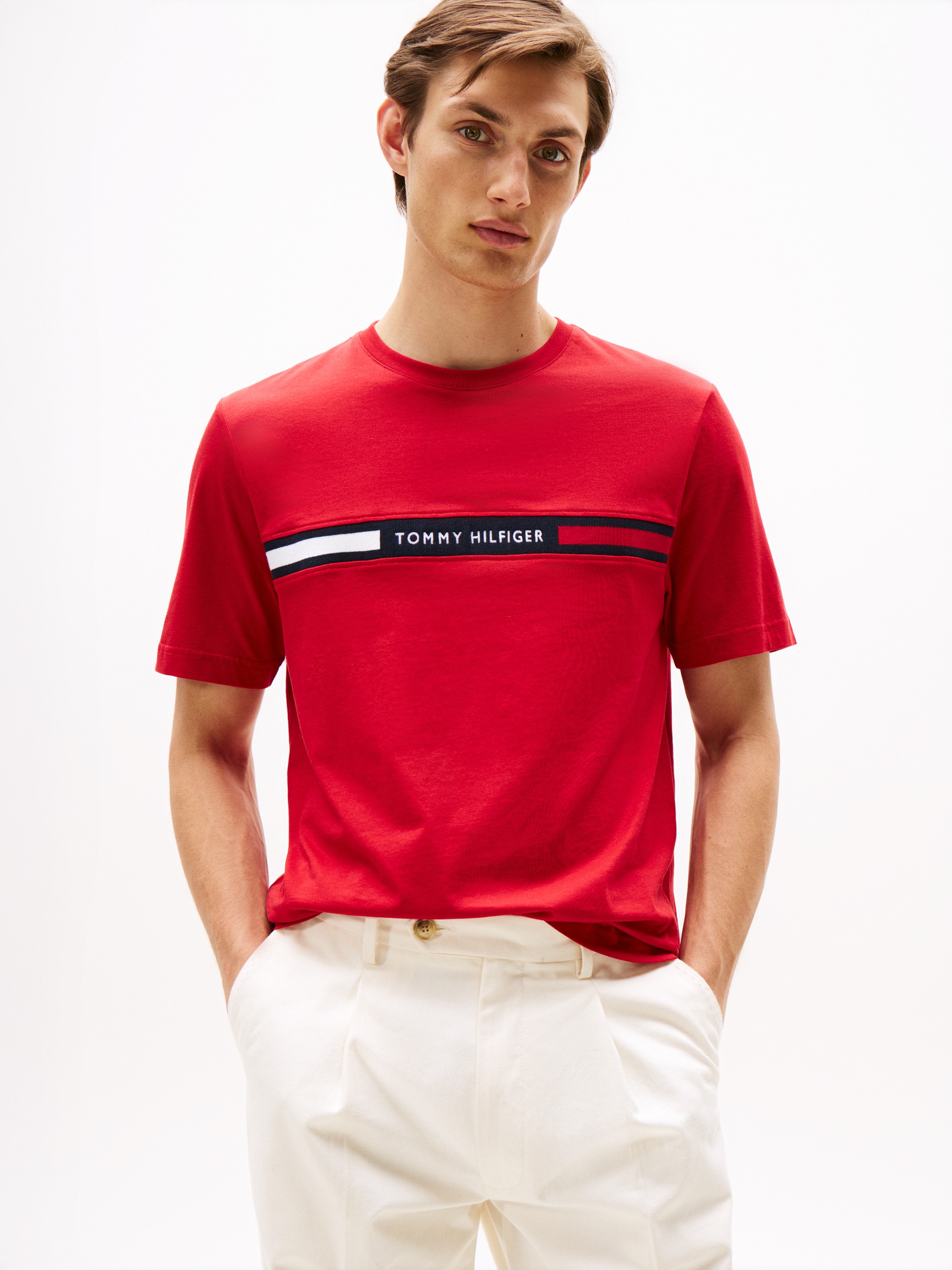 Logo Embroidery Insert Jersey Tshirt