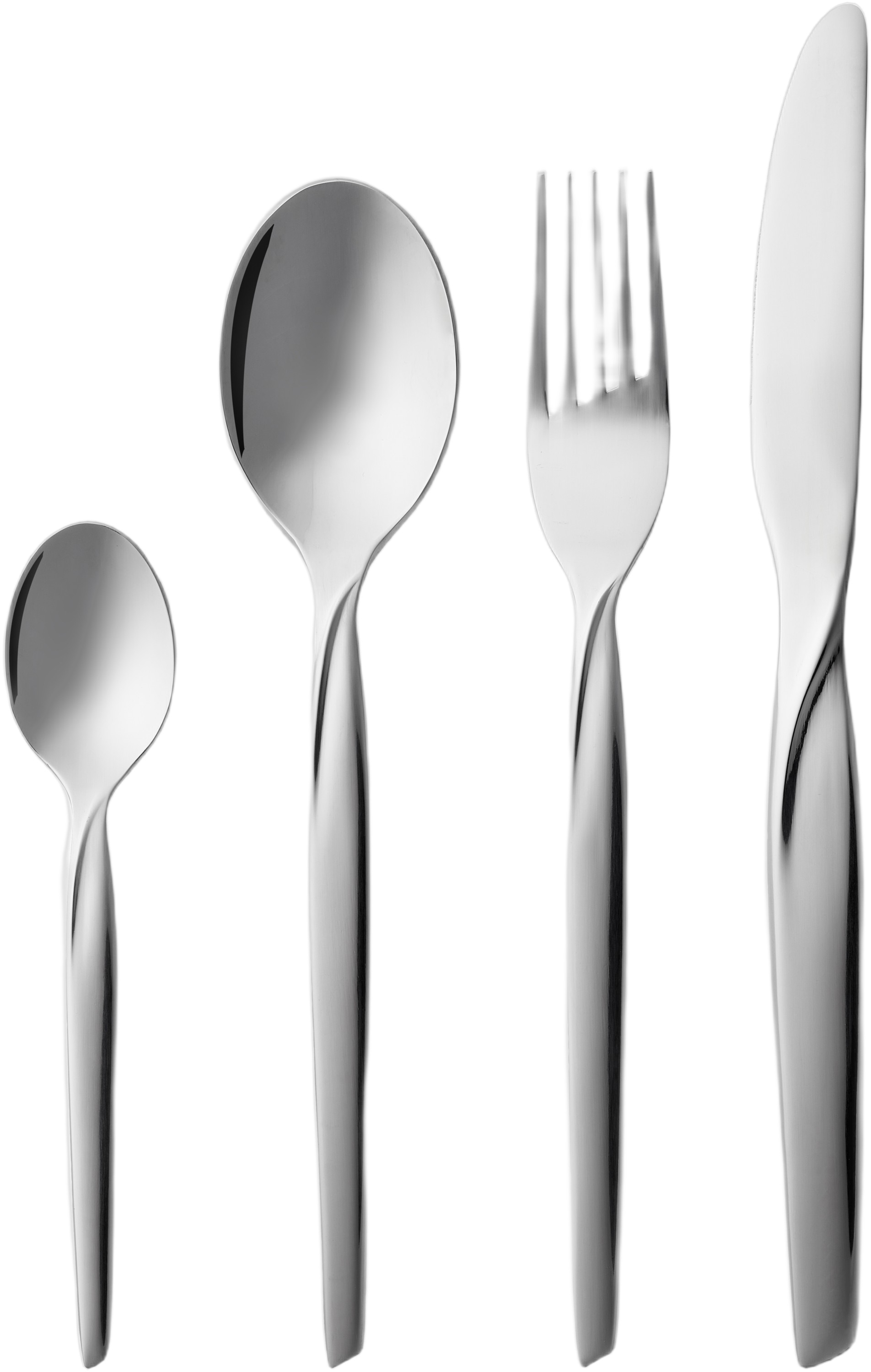 Bestiksæt Twist 16 Dele Blankt Stål