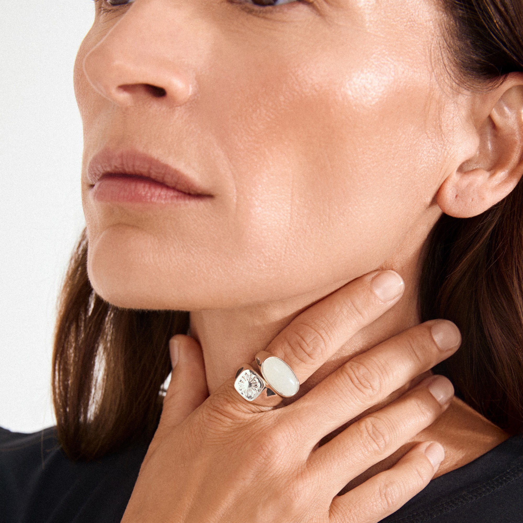 Prism Rings 2in-1 set, Silver-plated - DKK 299 - Spar 25%