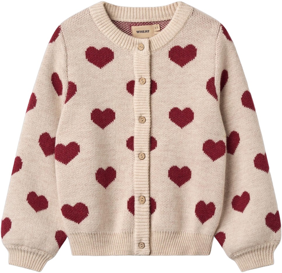 Jacquard Cardigan Hjerter
