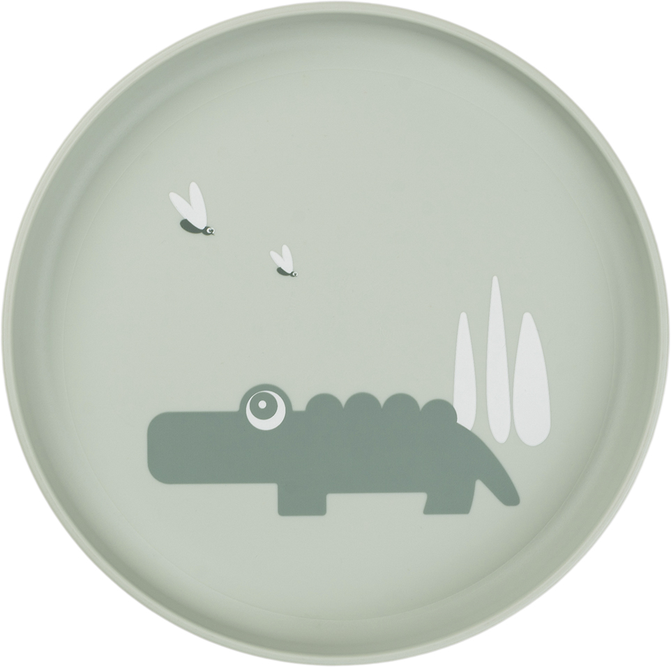 Foodie Tallerken Croco Grøn