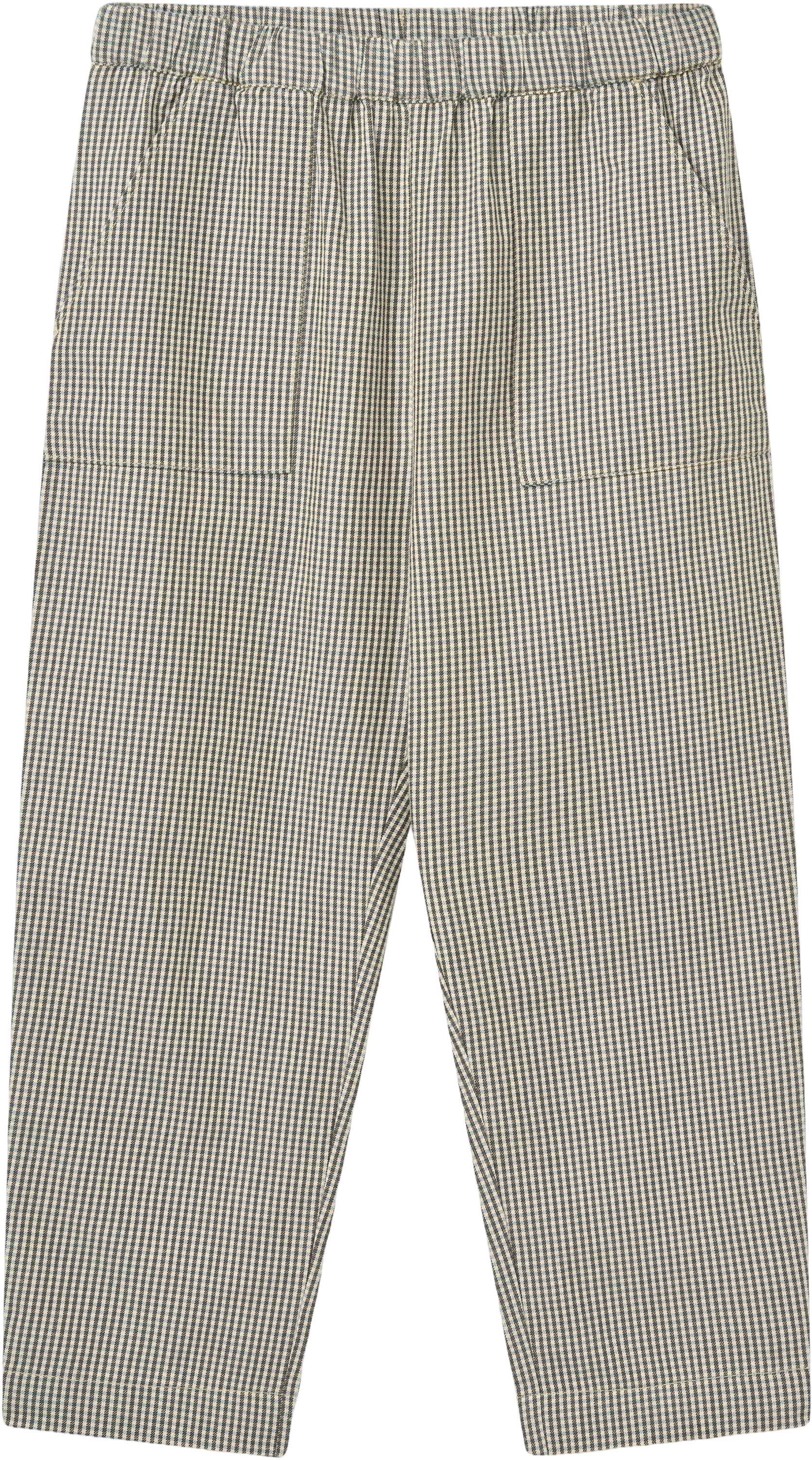 Checkered Pant W. Adjustable Waist