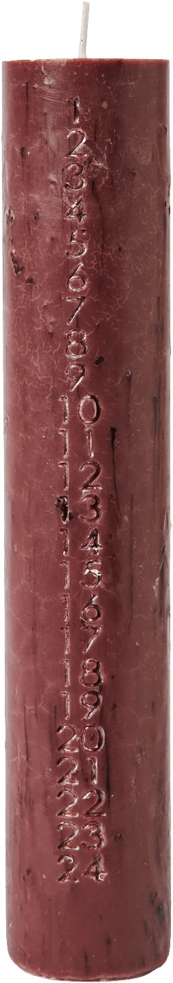 Mura Advent Candle Dark Grape