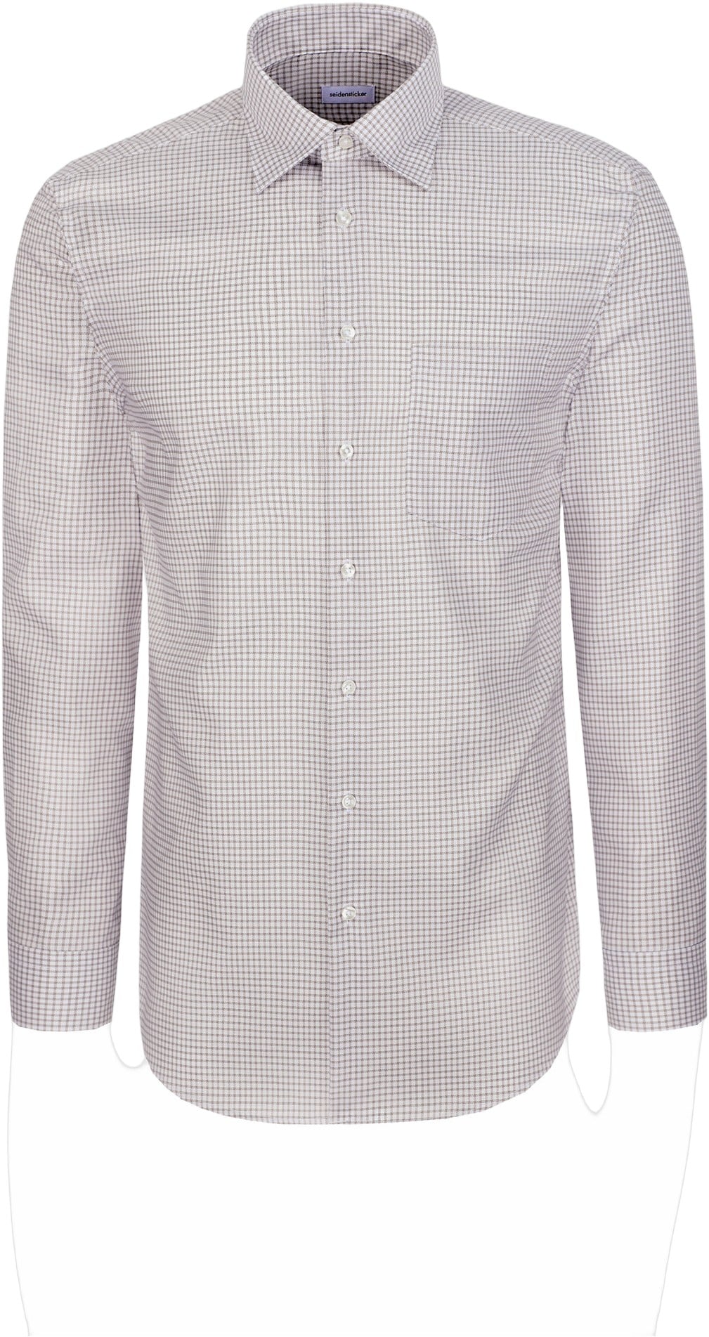 Business Shirt Regular 1/1 Coveredbutton-down-collar Check