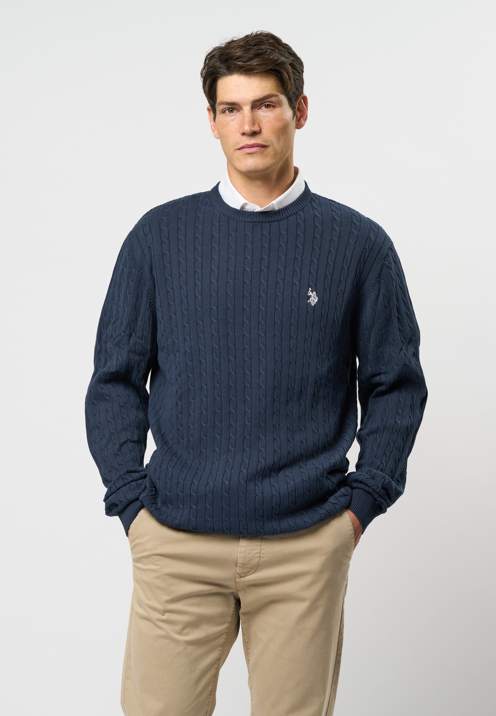 Mads REG COT Uspa M Knit
