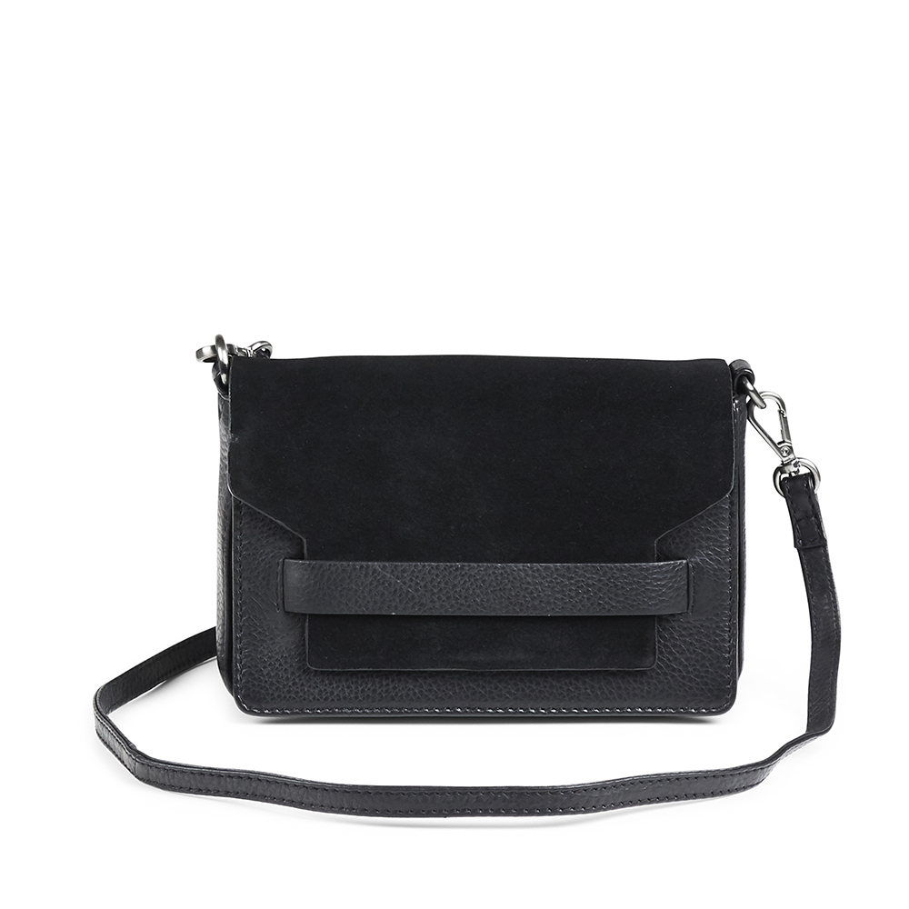 Markberg Vanyambg Crossbody Bag I Sort Ruskind Til Kvinder