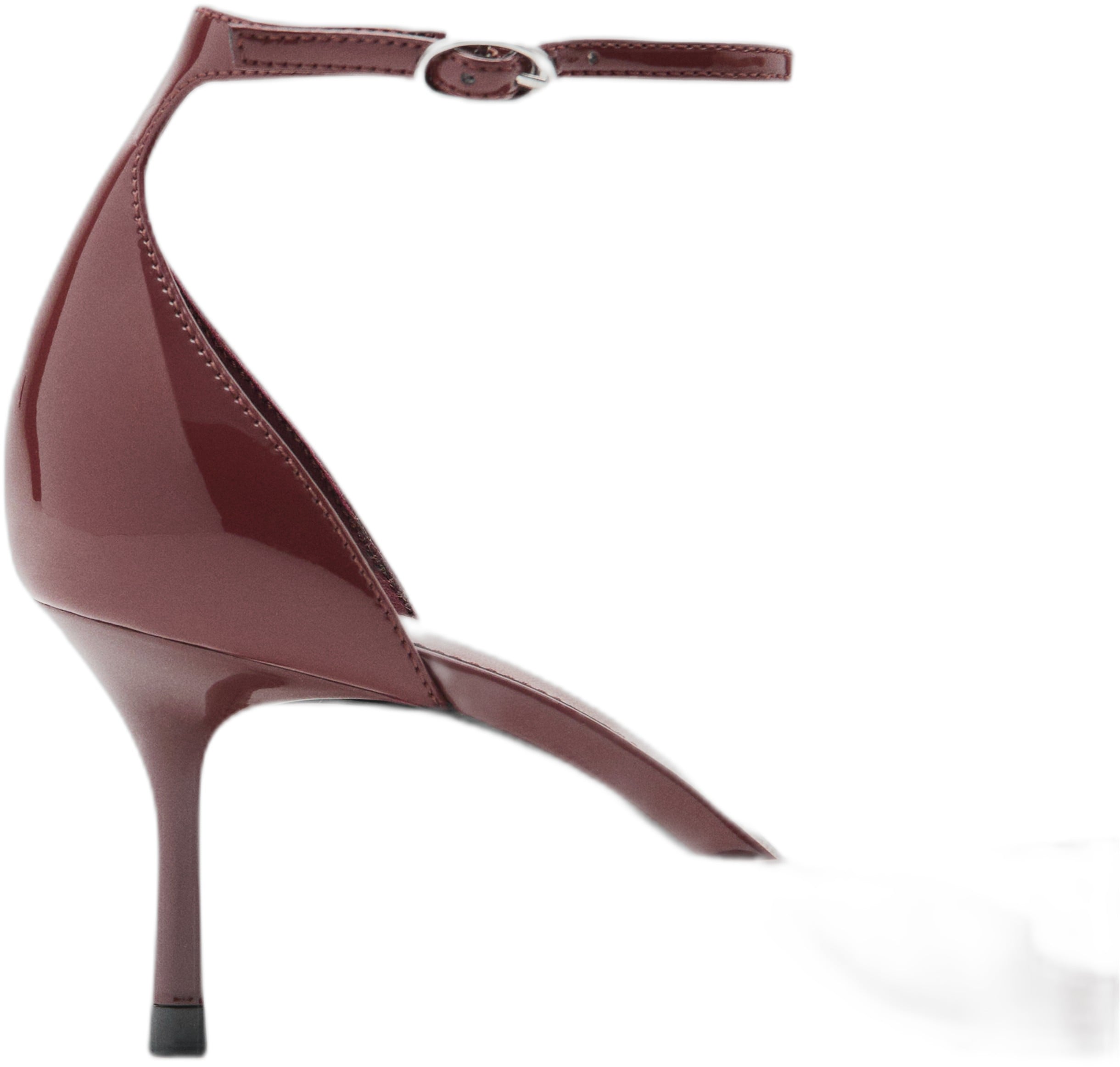Kittenheeled Shoes With Ankle Stra