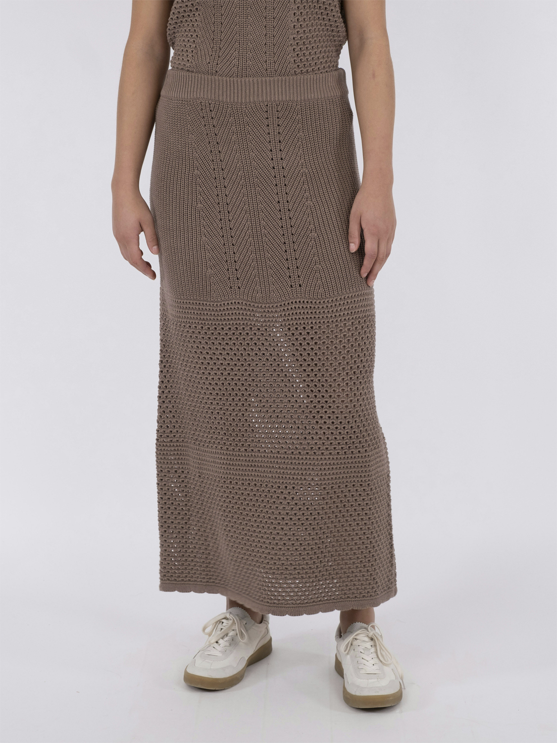 Lyric Crochet Knit Skirt