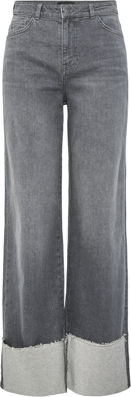 Pcpil HW Straight Fold UP Jeans
