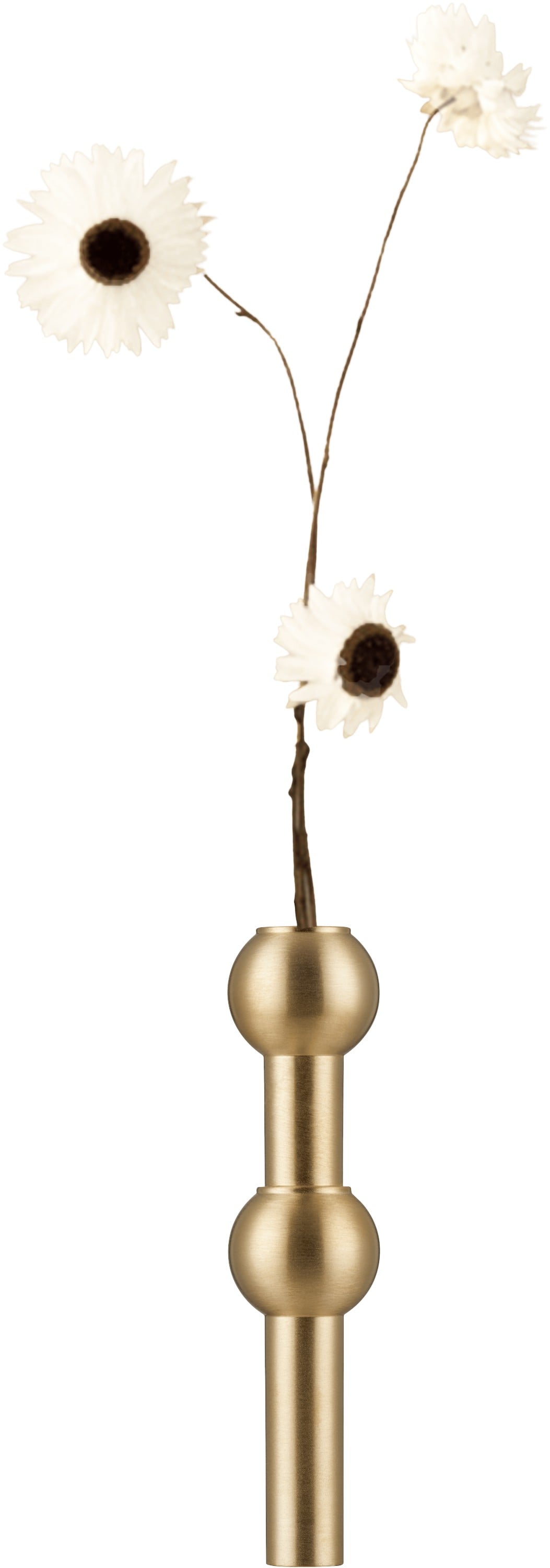 Stoff Nagel Vase Brushed Brass