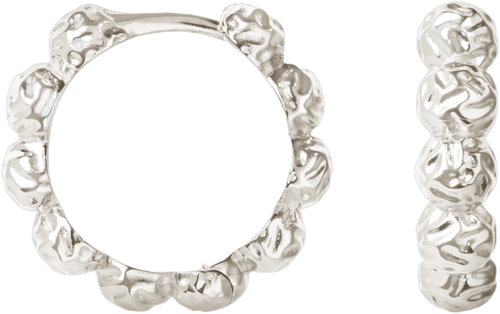 Medium Dots Hoops